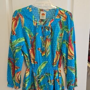 FARM Rio Blue Tropical Kids One Piece